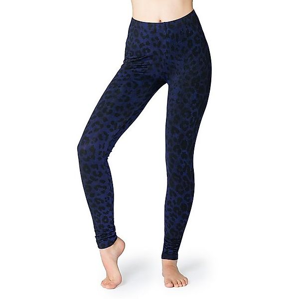 PANASIAM Leggings Unikat Batik Leggings Leopard Muster aus natürlicher Visk günstig online kaufen