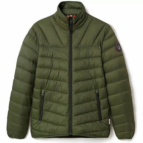 Napapijri Outdoorjacke Herrenjacke Grün mit Applikation & Logo - Vielseitig günstig online kaufen