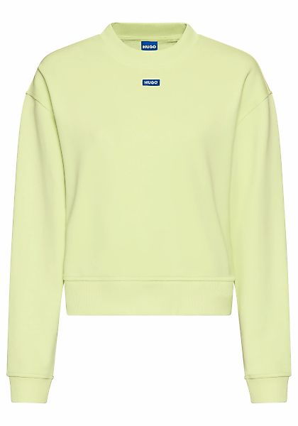 HUGO Blue Sweatshirt "Delessa B 1", mit Logoaufnäher günstig online kaufen