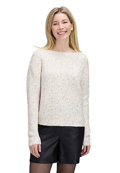 Betty&Co Strickpullover Damen mit Pailletten (1-tlg) Pailletten günstig online kaufen