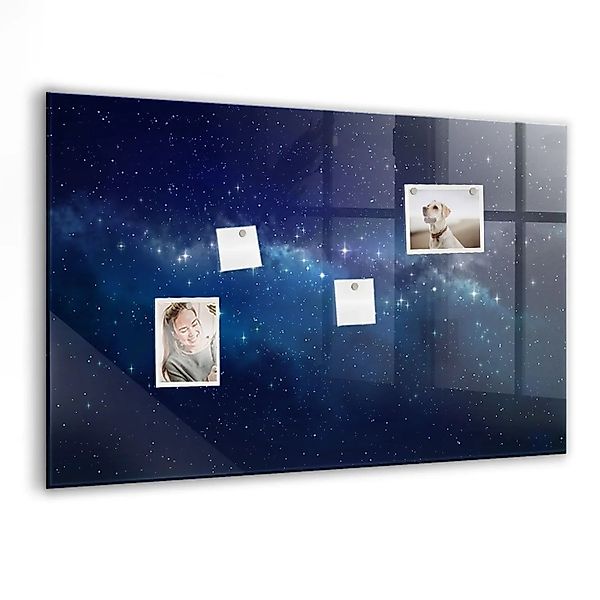Tulup Schreib Magnettafel Dunkler Himmel Sterne 90x60 cm Magnettafel Wohnzi günstig online kaufen