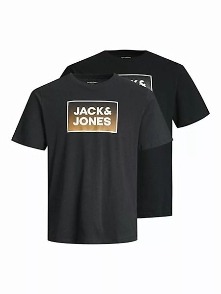 Jack & Jones Junior Kurzarmshirt JJSTEEL TEE SS JNR 2PK MP (Packung, 2-tlg) günstig online kaufen
