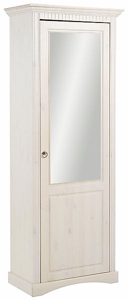 Home affaire Schuhschrank "Rustic", aus massiver Kiefer, mit Spiegel, für c günstig online kaufen