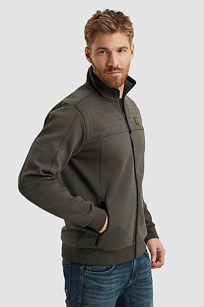 PME Legend Strickjacke Spacer Beluga Grün  - Größe XXL günstig online kaufen