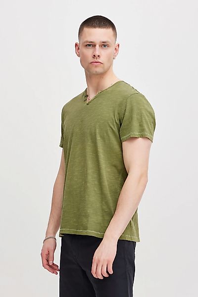 Blend T-Shirt "BHAshton split neck tee" mit Deko-Knopfdetail am Ausschnitt günstig online kaufen