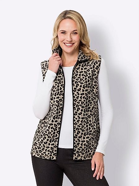Sieh an! Fleeceweste Fleece-Weste Länge ca. 70 cm günstig online kaufen