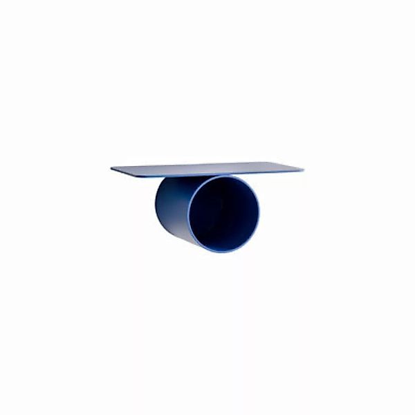 Regal Pipeline Solo metall blau / L 37 cm - raawii - Blau günstig online kaufen