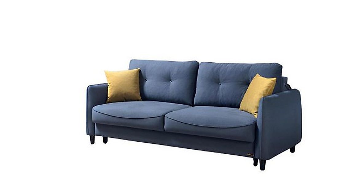Xlmoebel 3-Sitzer 3-Sitzer Schlafsofa mit textilem Bezug - Modernes Design günstig online kaufen