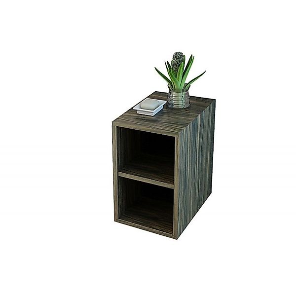 Jet-Line Badzimmer Mittelschrank Brixen 30 cm in Zebraoptik/Holzoptik Dunke günstig online kaufen