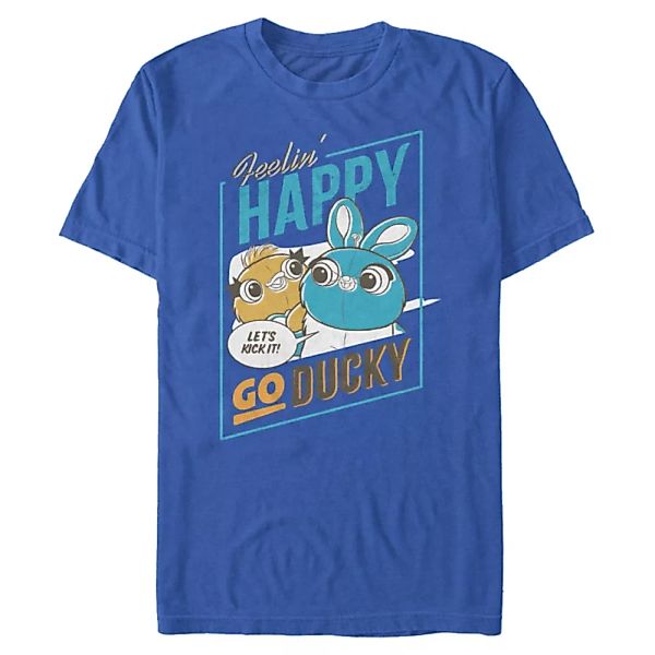 Pixar - Toy Story - Ducky & Bunny Happy GO Ducky - Männer T-Shirt günstig online kaufen
