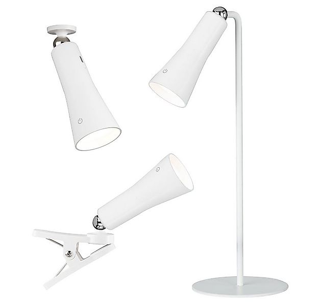 WOFI Schreibtischlampe, LED-Leuchtmittel fest verbaut, Warmweiß, LED Klemms günstig online kaufen