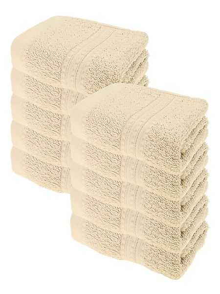 Julie Julsen Handtücher 10-Handtücher-Pastell Beige, Bio-Baumwolle günstig online kaufen