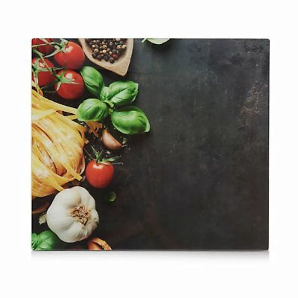Neuetischkultur Herdabdeckplatte 50x56 cm, Glas Pasta bunt günstig online kaufen
