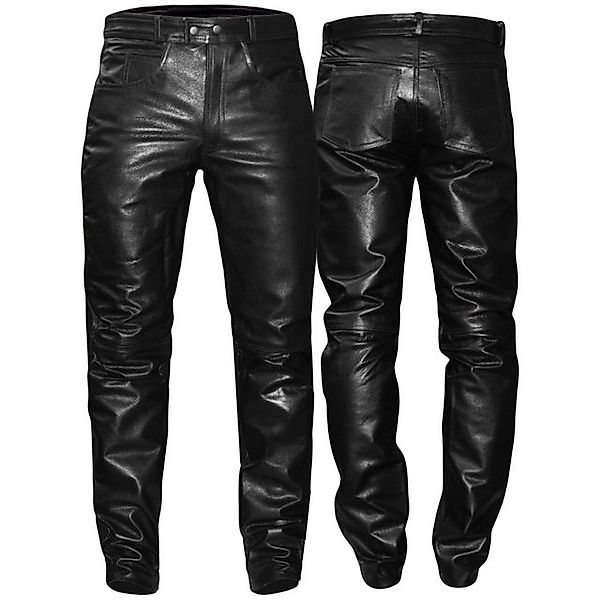 German Wear Motorradhose GW870 Black Lederjeans günstig online kaufen