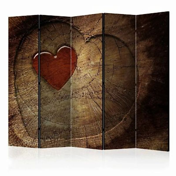 artgeist Paravent Eternal love II [Room Dividers] rot/braun Gr. 225 x 172 günstig online kaufen