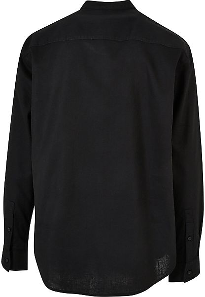 URBAN CLASSICS Langarmhemd "Urban Classics Herren Cotton Linen Stand Up Col günstig online kaufen