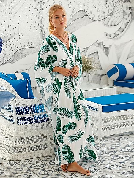 RWEUOQ Strandkleid Boho Maxikleid Strandkleid Bikini günstig online kaufen