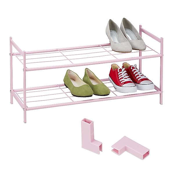 relaxdays Schuhregal Rosa Schuhregal günstig online kaufen