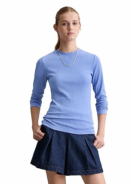 Marc OPolo DENIM Langarmshirt "aus Rippjersey" günstig online kaufen