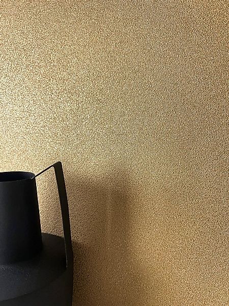 Newroom Vliestapete Fina Gold Tapete Universal Unifarbe,Struktur,Monochrom, günstig online kaufen