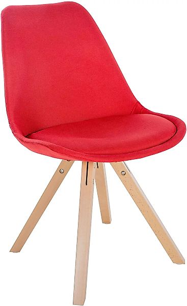 Stuhl Sofia Stoff Square Rot günstig online kaufen