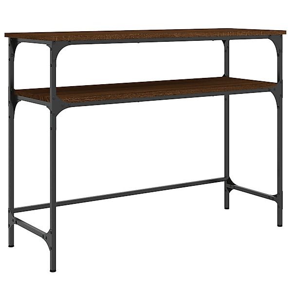 vidaXL Beistelltisch Konsolentisch Braun Eichen-Optik 100x35,5x75 günstig online kaufen