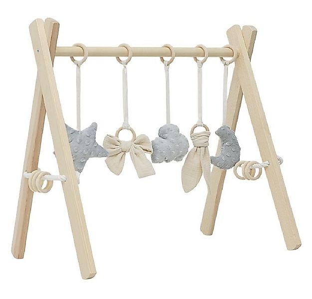 LuMali Baby Gym Baby Gym mit Matte - Spielbogen Baby Holz - Holzspielzeug M günstig online kaufen