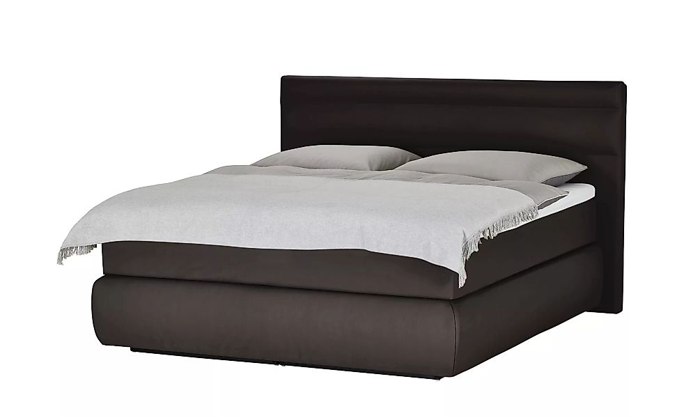 Wohnwert Boxspringbett  Dormian Bolge High - braun - 200 cm - 122 cm - Bett günstig online kaufen