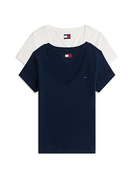 Tommy Jeans T-Shirt "TJW 2PACK V-NECK TEE" Packung, 2-er Pack, 2 Stk. tlg. günstig online kaufen