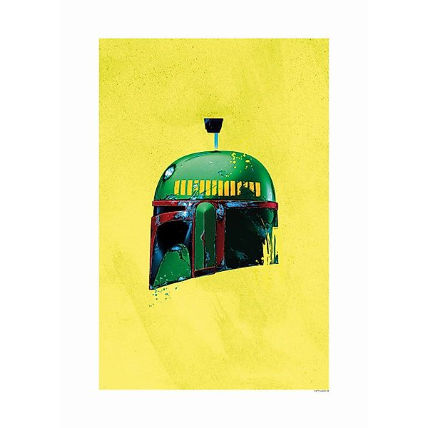 Disney Poster Star Wars Boba Fett Gelb und Grün 50 x 70 cm 610202 günstig online kaufen