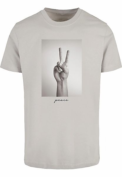 MisterTee T-Shirt "MisterTee Herren Peace Sign Tee" 1 Stk. tlg. günstig online kaufen