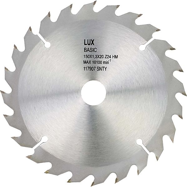 LUX-TOOLS HM-Kreissägeblatt Holz Ø 185 mm 24 Zähne günstig online kaufen