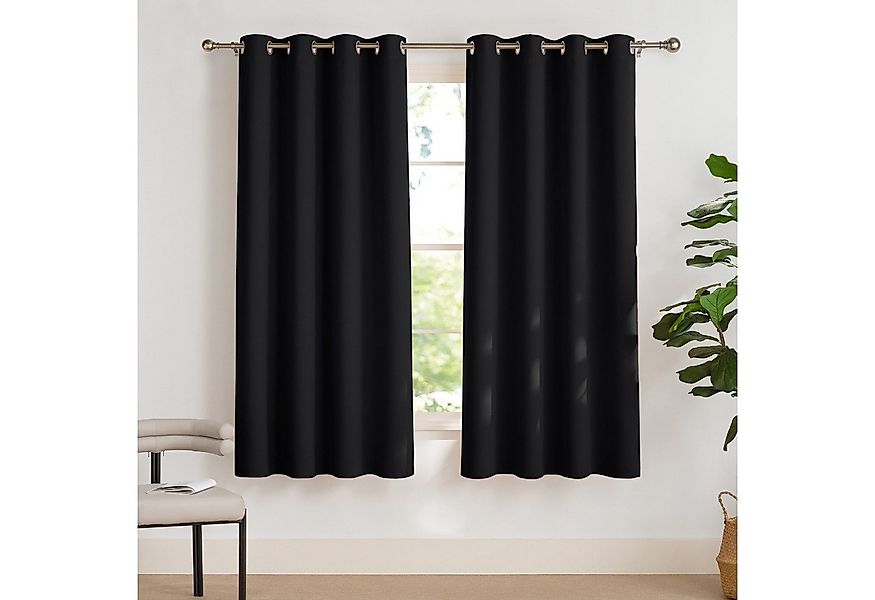 PONY DANCE Verdunkelungsvorhang für Schlafzimmer Thermo Vorhänge gegen Hitz günstig online kaufen