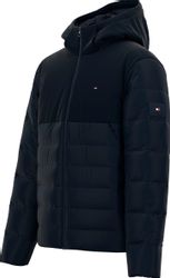 Tommy Hilfiger Steppjacke "CL MIXED MEDIA HOODED JACKET" mit Kapuze günstig online kaufen