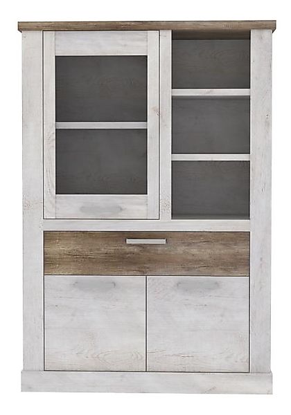 Vitrine  Viareggio ¦ holzfarben ¦ Maße (cm): B: 110 H: 160 T: 41.0 Schränke günstig online kaufen