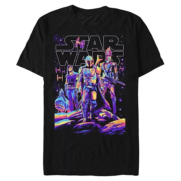 Star Wars - The Mandalorian - Gruppe Light It Up - Männer T-Shirt günstig online kaufen