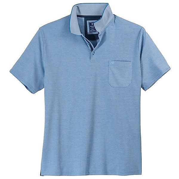 Redmond Poloshirt Redmond "Wash & Wear" XXL Poloshirt blau melange günstig online kaufen