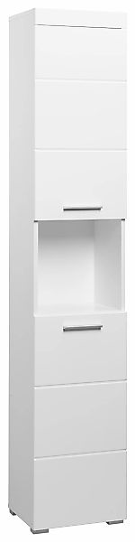 welltime "Avena" Badschrank mit 2 Türen & 1 Fach - (B/T/H) 37/31/190 cm günstig online kaufen