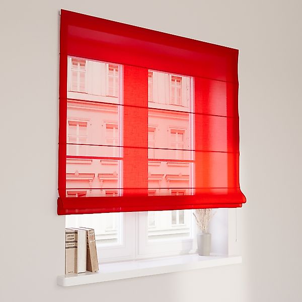 Dekoria Raffrollo Capri, rot , 110 x 150 cm günstig online kaufen