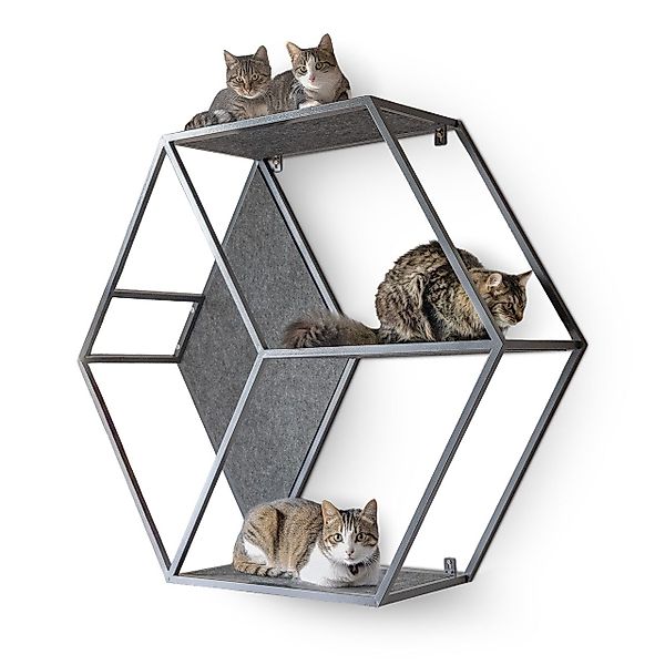 Canadian Cat Company Katzen-Wandregal HexaCat Katzenregal/Kratzbaum günstig online kaufen