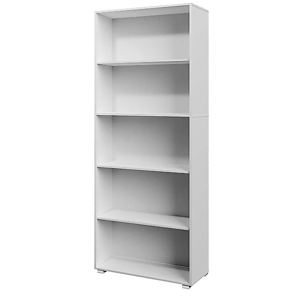 Casaria Bücherregal Vela, Weiß Holz 5 günstig online kaufen
