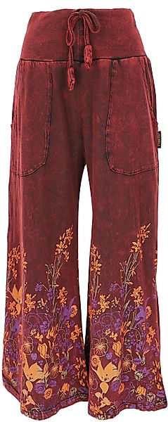 Guru-Shop Relaxhose Palazzohose, Boho Baumwollhose, Hippiehose mit.. altern günstig online kaufen