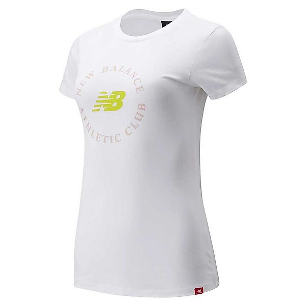 New Balance Grundlagen Athletic Club Graphic Kurzärmeliges T-shirt M White günstig online kaufen