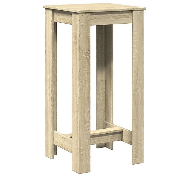 vidaXL Esstisch Bartisch Sonoma-Eiche 51x50x103,5 cm Holzwerkstoff (1-St) günstig online kaufen