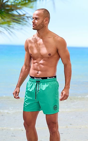 Bench. Badehose mit modernem Logobund günstig online kaufen