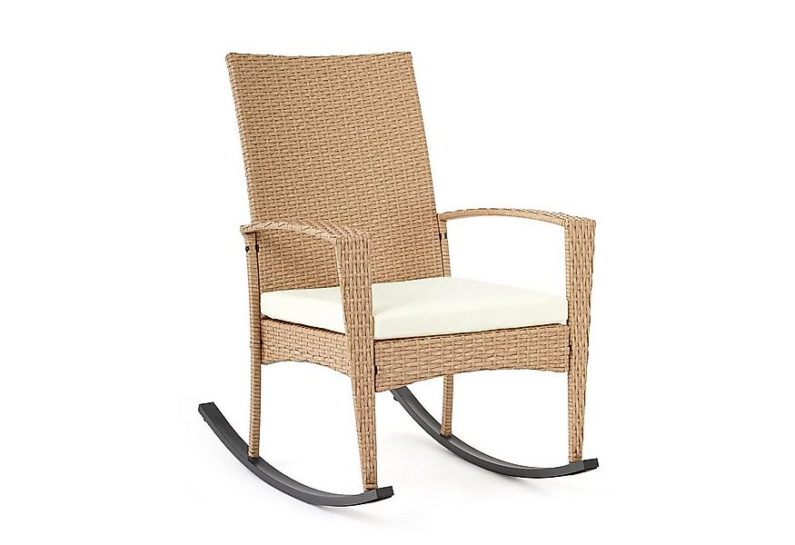 Mondeer Schaukelstuhl Balkon Rattanstuhl (1 St) günstig online kaufen