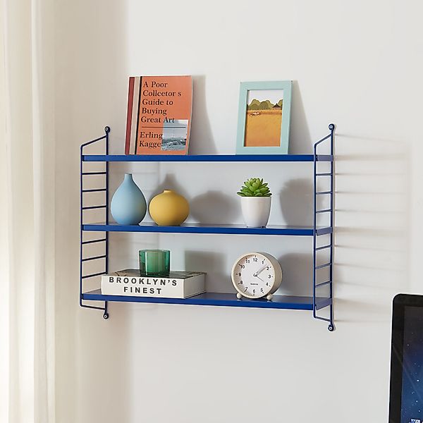 en.casa Wandregal, 1-tlg., »Strängnäs« Blau günstig online kaufen