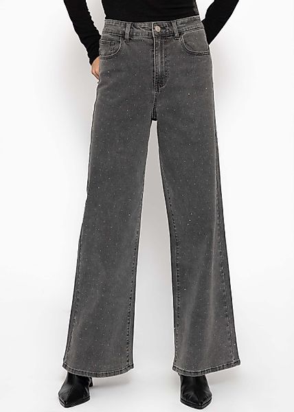 SASSYCLASSY 5-Pocket-Jeans Wide Leg Jeans mit günstig online kaufen