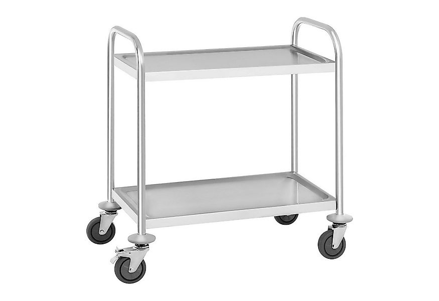 Royal Catering Servierwagen 2 Borde Küchenwagen Transportwagen 150 kg Teewa günstig online kaufen