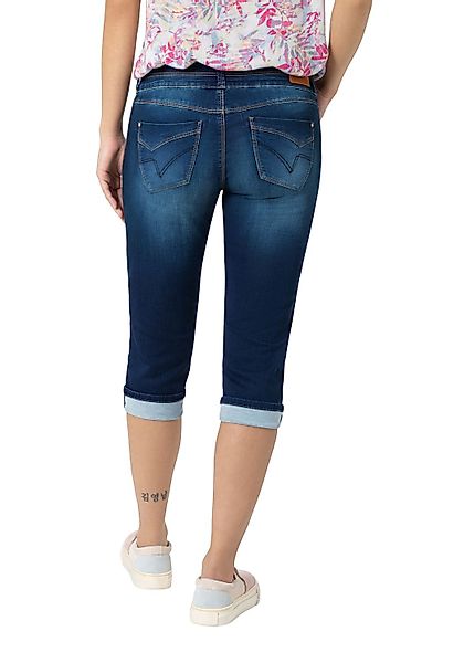 TIMEZONE Damen Bermuda SLIM ENYATZ 3/4 - Slim Fit - Blau günstig online kaufen